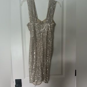 Fashion Nova XS sequins Dress with body suit